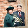 Nasz kolega uwieczniał także koronowane głowy,  np. królową Elżbietę II odwiedzającą Collegium Maius UJ w 1996 roku.