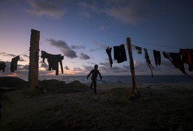 Na południu, w obozie dla uciekninierów z połnocnej Gazy