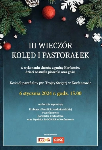 Wieczór kolęd i pastorałek w Korfantowie