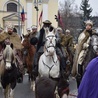 Trzej Królowie w pobliżu kościoła św. Trójcy w Radomiu.