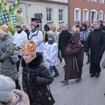 Orszak i jasełka na ulicy 