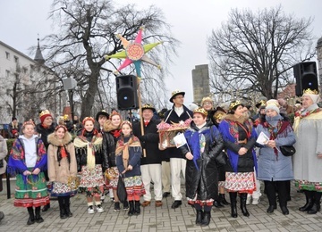 Uliczne jasełka w Zielonej Górze