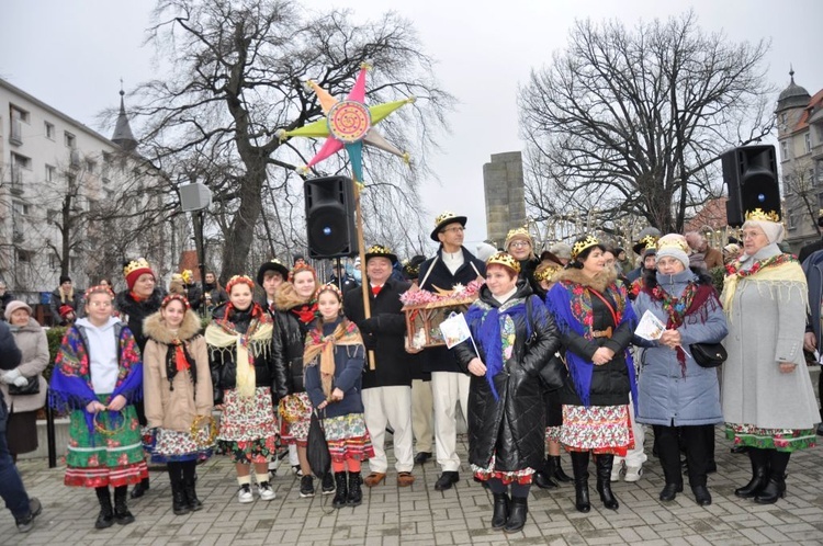 Uliczne jasełka w Zielonej Górze