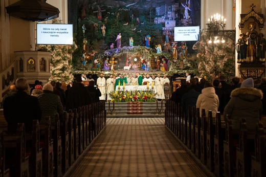 Kolędowanie kleryków w Katowicach-Panewnikach