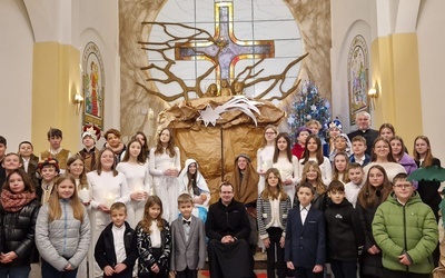 Jasełka w parafii Świętej Rodziny w Chełmie.