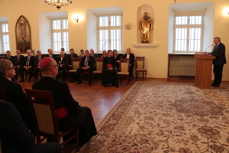Płock. Spotkanie samorządowców z bp. Stułkowskim