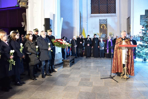 Modlitwa międzyreligijna w bazylice Mariackiej w Gdańsku