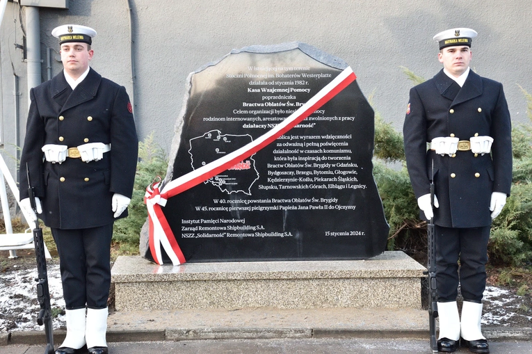 Bractwo Oblatów św. Brygidy ma obelisk w Gdańsku