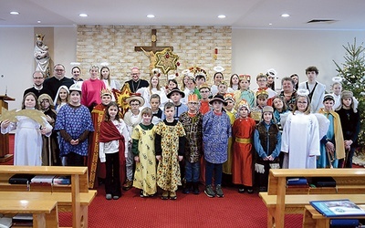 	Uczestnicy spotkania w seminaryjnej kaplicy.