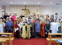 	Uczestnicy spotkania w seminaryjnej kaplicy.