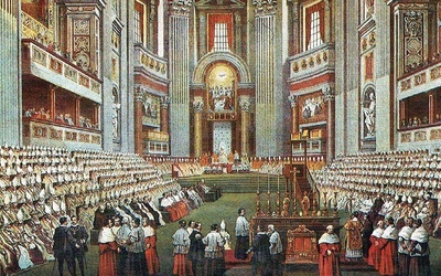 Sobór Watykański I - współczesny obraz.