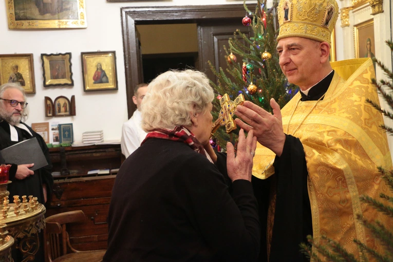 Płock. Wieczernia w cerkwi