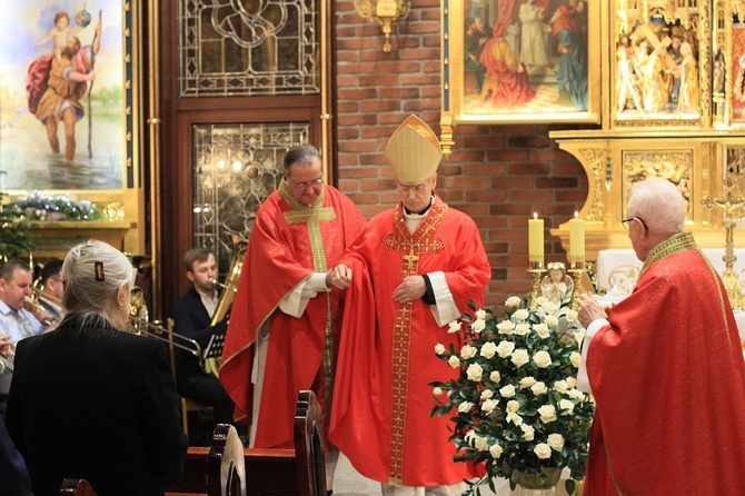 Msza św. z homilią ekumeniczną w kaplicy św. Sebastiana w Kamieniu Śląskim