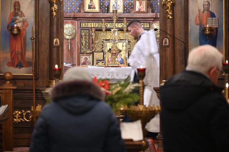 Wspólna modlitwa w cerkwi w Gdańsku