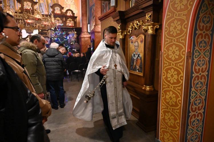 Wspólna modlitwa w cerkwi w Gdańsku