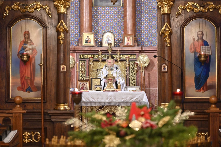 Wspólna modlitwa w cerkwi w Gdańsku