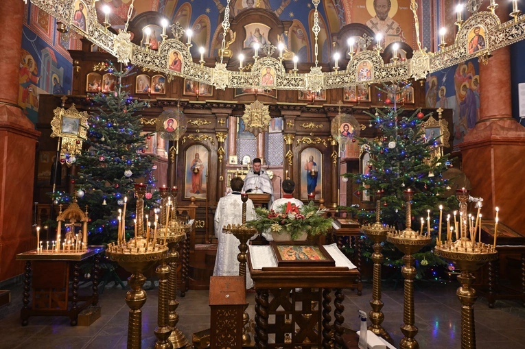 Wspólna modlitwa w cerkwi w Gdańsku