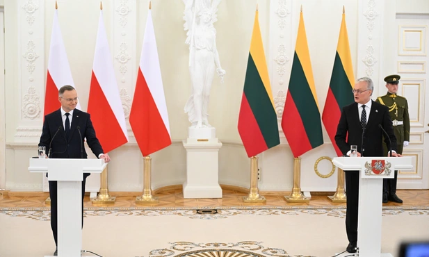 Prezydenci Polski i Litwy: wsparcie Ukrainy i rozwój naszych zdolności obronnych to priorytety