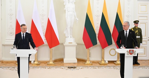 Prezydenci Polski i Litwy: wsparcie Ukrainy i rozwój naszych zdolności obronnych to priorytety