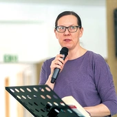 	Agnieszka Lesiów mówiła o duchowej ekologii na podstawie encykliki papieża Franciszka Laudato si'.