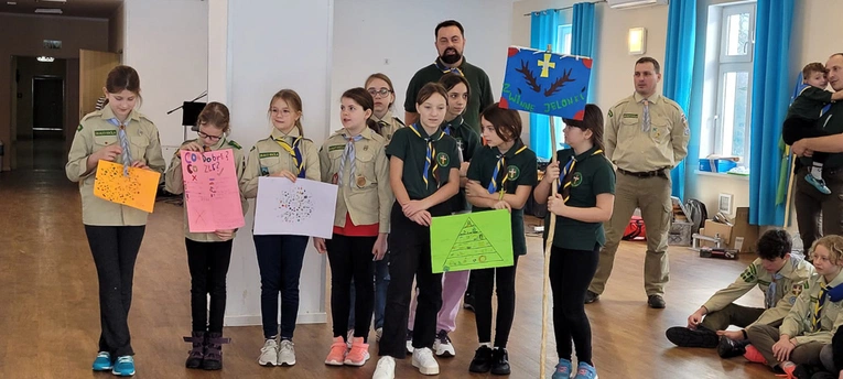 Zimowy obóz Skautów Króla