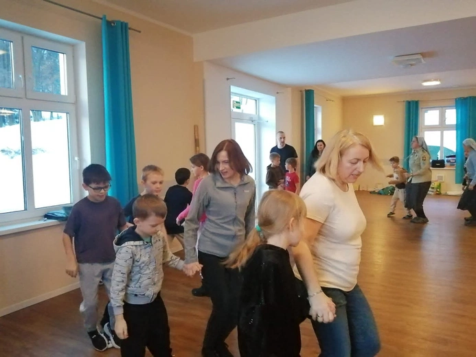 Zimowy obóz Skautów Króla