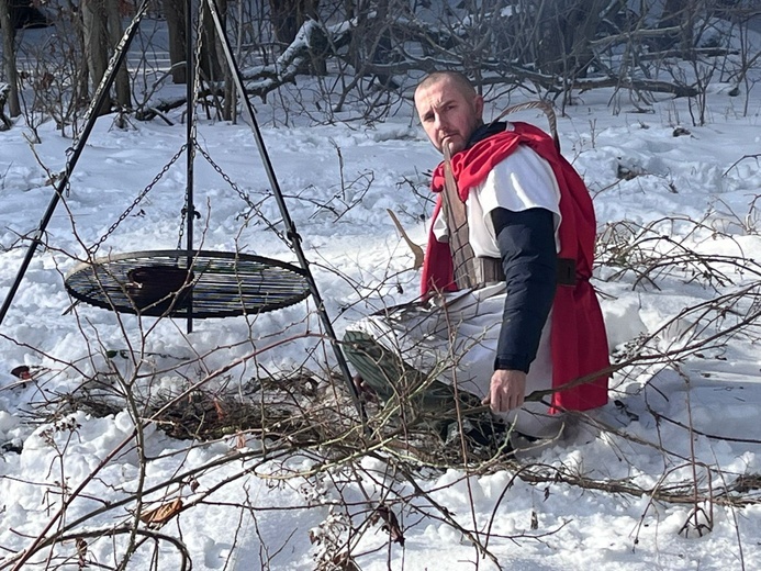 Zimowy obóz Skautów Króla