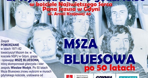 "Mszę Bluesową" skomponował Wiesław Wodyk, lider zespołu Pomorzanie.