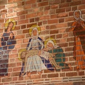 Polichromie w prezbiterium kościoła farnego w Radomiu