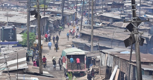 Nairobi. Slumsy Madare