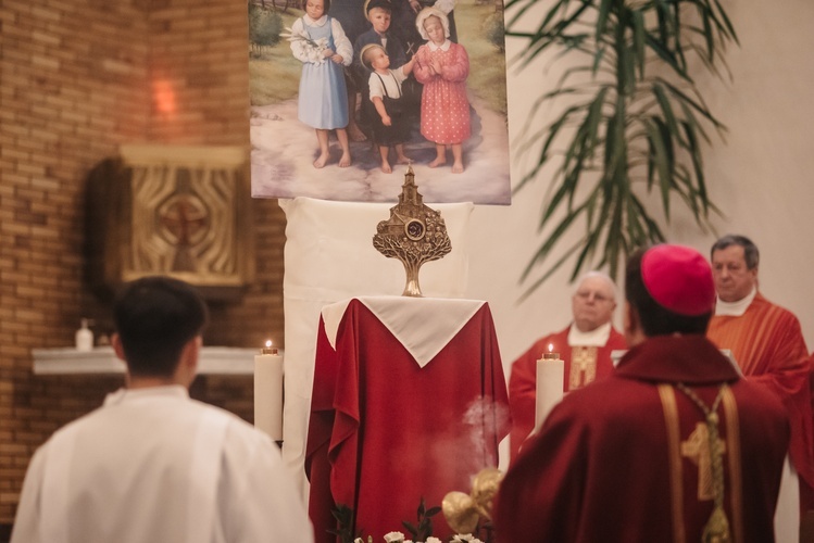 Relikwie błogosławionej rodziny Ulmów w Gdyni