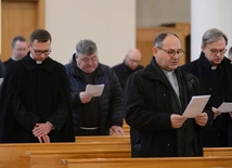 Księża wzięli udział w dniu skupienia przed Wielkim Postem