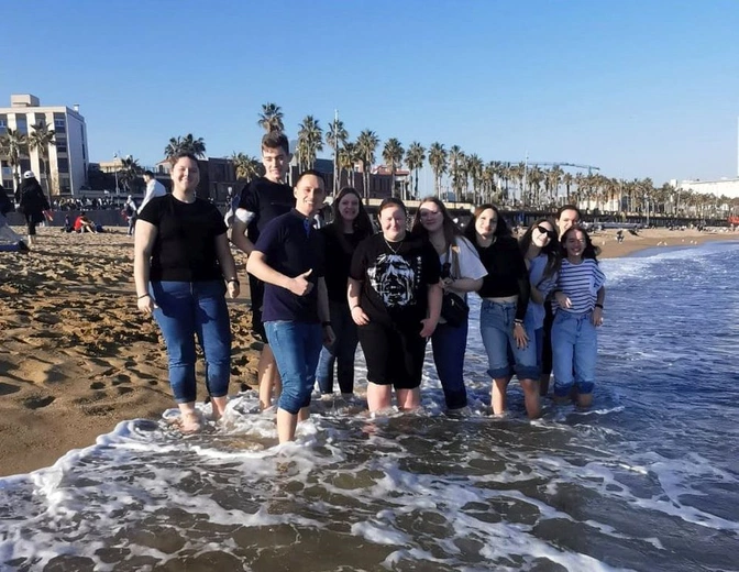 Wyjazd młodzieży z Rachowic    