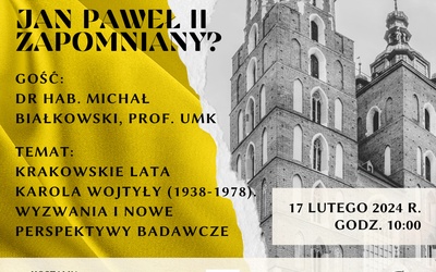 Krakowskie lata Karola Wojtyły