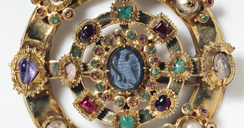 	Zapona z kameą, ok. 1260, południowe Włochy.