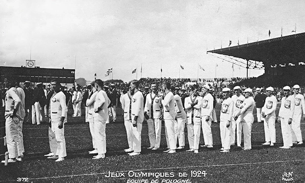 Ekipa polskich sportowców  na Igrzyskach Olimpijskich  w Paryżu w 1924 r.