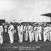 Ekipa polskich sportowców  na Igrzyskach Olimpijskich  w Paryżu w 1924 r.