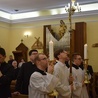 Wspólna modlitwa w kaplicy seminaryjnej.