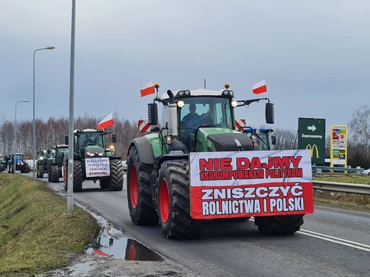 Gorzyczki. Ogólnopolski protest rolników