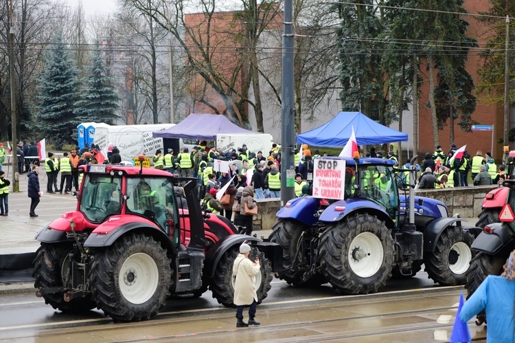 Olsztyn. Protest rolników