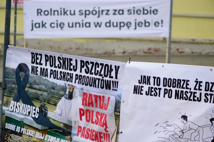 Olsztyn. Protest rolników