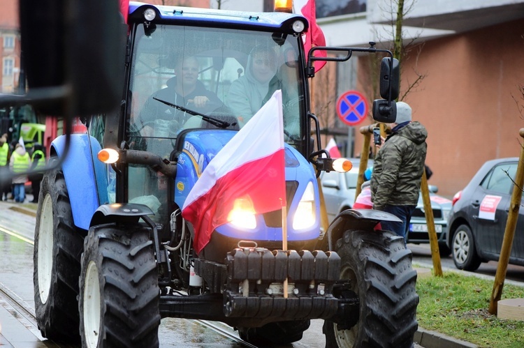 Olsztyn. Protest rolników