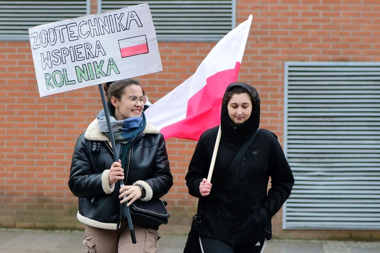 Olsztyn. Protest rolników