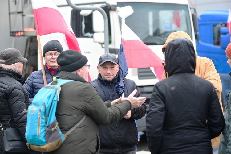 Olsztyn. Protest rolników