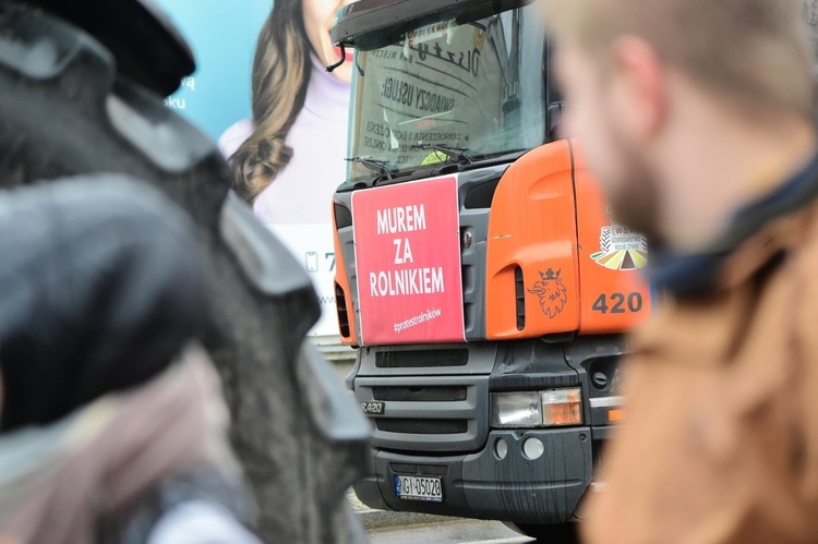 Olsztyn. Protest rolników