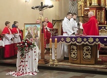 Msza św. przy relikwiach męczenników w Dzierzgoniu.