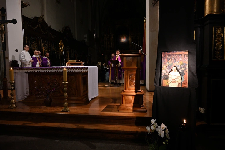 Obraz bł. s. Julii Rodzińskiej OP poświęcony