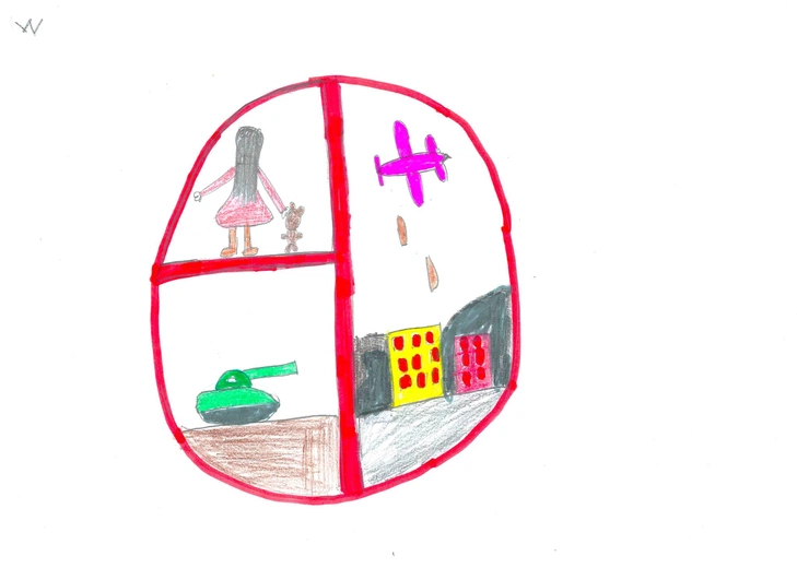 Prace plastyczne dzieci ukraińskich