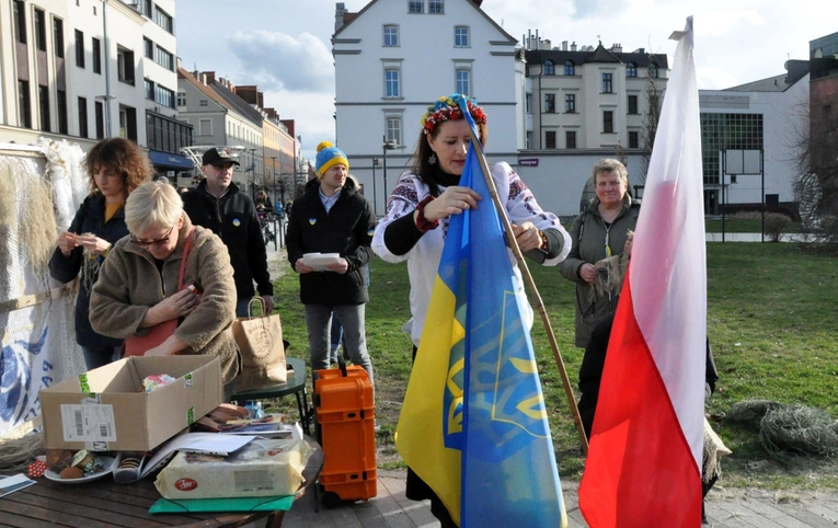 Wiec solidarności z walczącą Ukrainą 