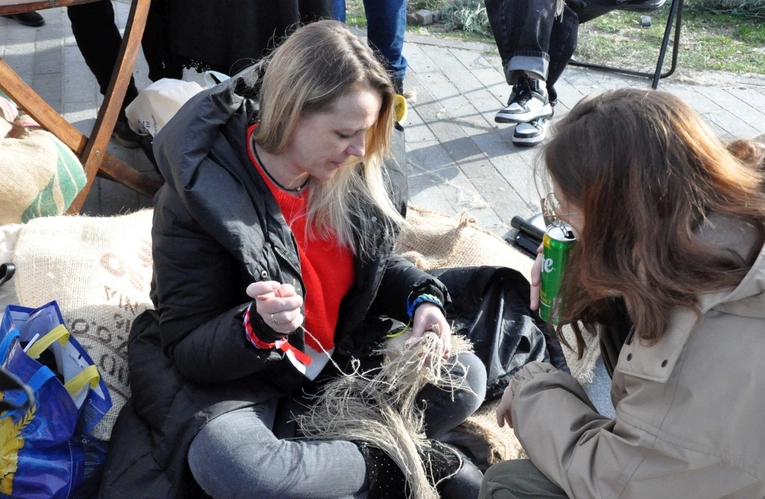 Wiec solidarności z walczącą Ukrainą 